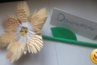 Примул из модулей оригами